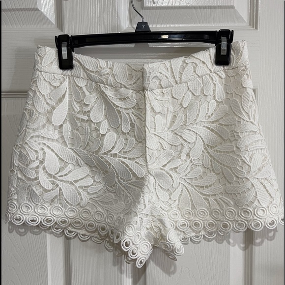 PARKER Designer Lace Shorts Dressy Lace Size 4 - Picture 5 of 16